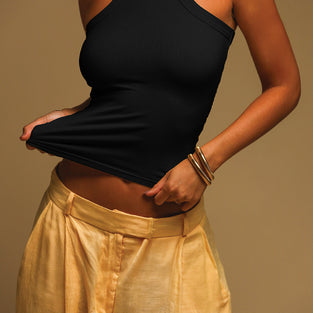 Sleek Halter Neck Tank Top