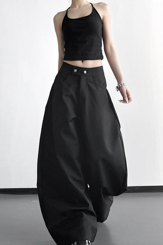 Wide-Leg Casual Pants