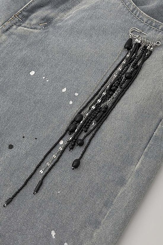 Elegant Chain Drop Brooch