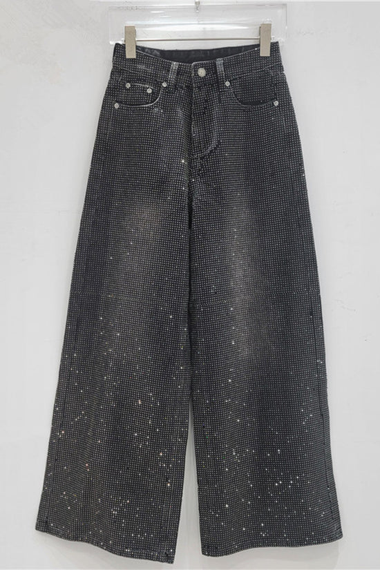 Sparkling Straight-Leg Jeans