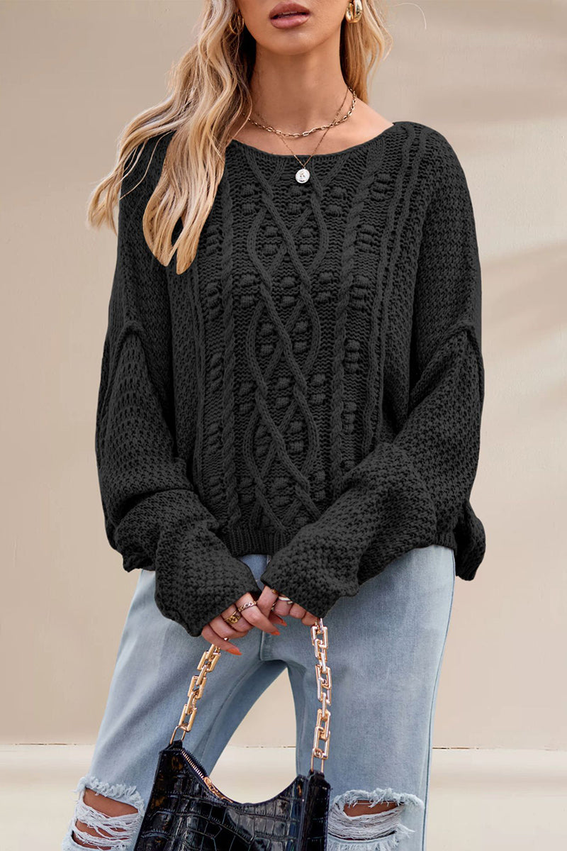 Cable Knit Oversized Sweater