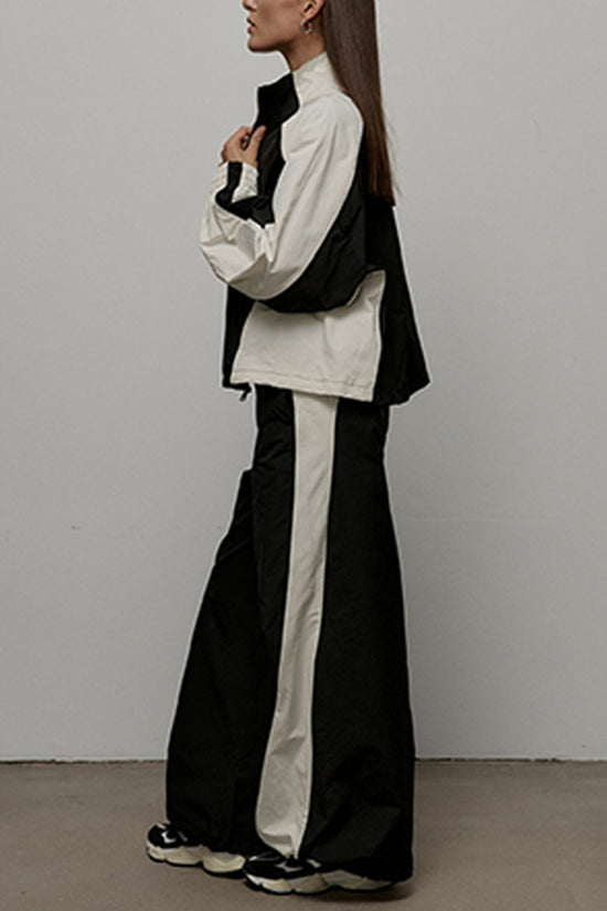 Stylish Activewear Set with Jacket and Pants