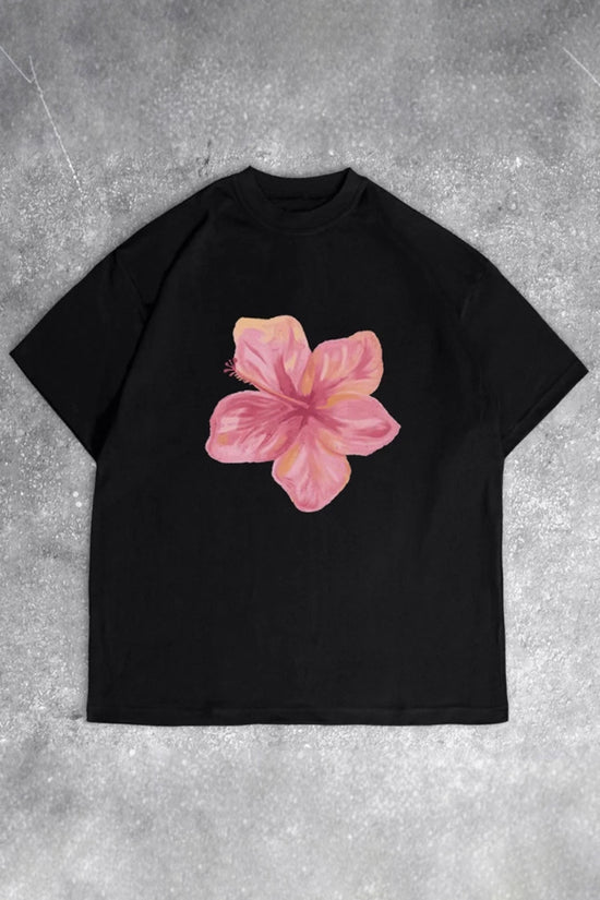 Floral Graphic Casual T-Shirt