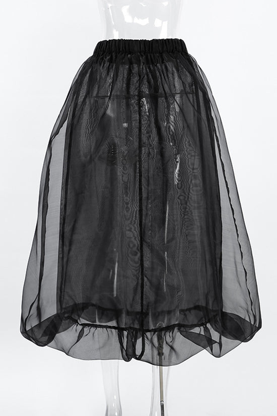 Elegant Flowing Midi Skirt
