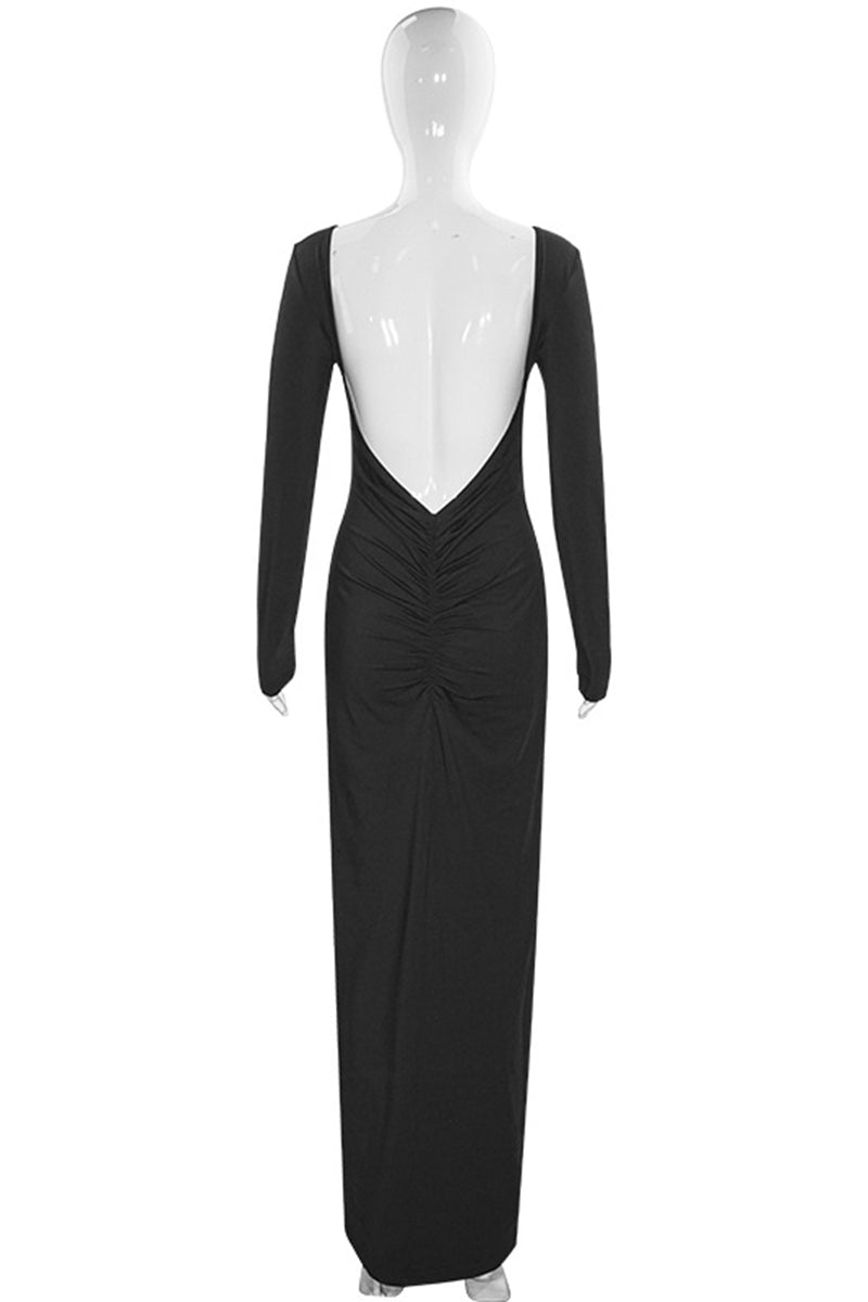 Long Sleeve Elegant Bodycon Dress