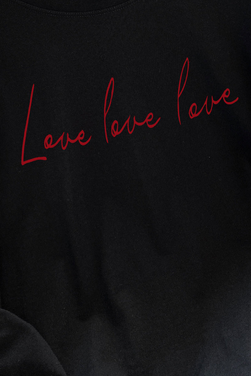 Love Script Casual T-Shirt