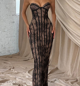 Elegant Sleeveless Bodycon Maxi Dress