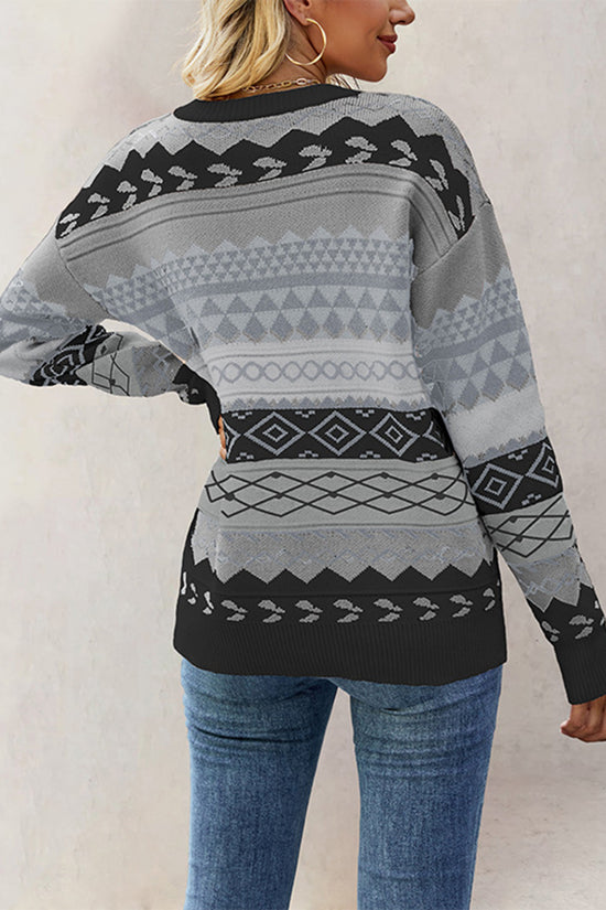 Geometric Pattern Sweater