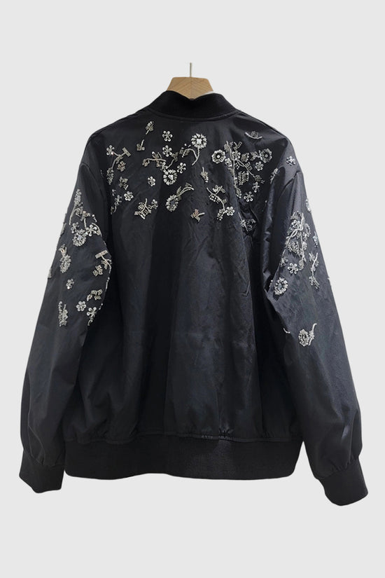 Floral Bomber Jacket