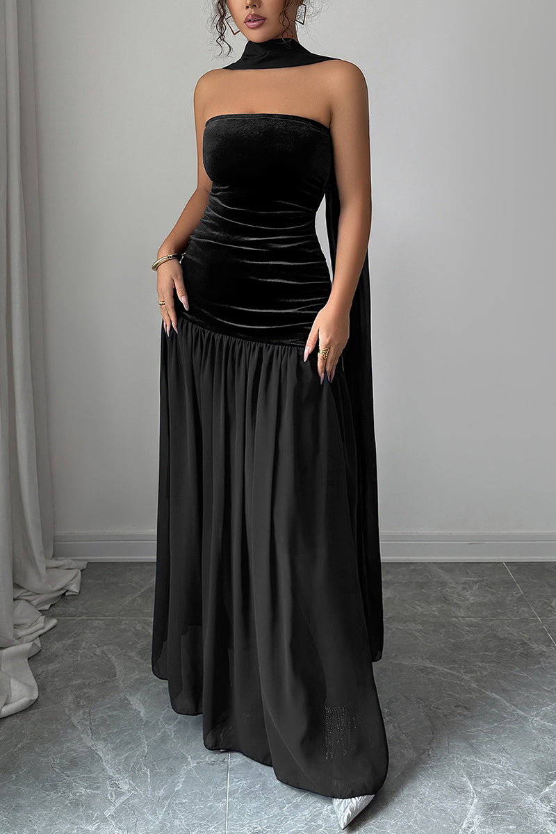Elegant Sleeveless Maxi Dress