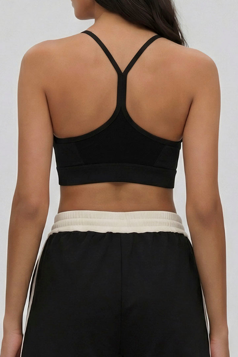 Strappy Back Active Crop Top