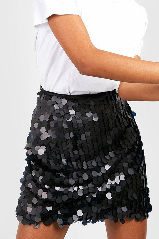 Sequin Glam Mini Skirt