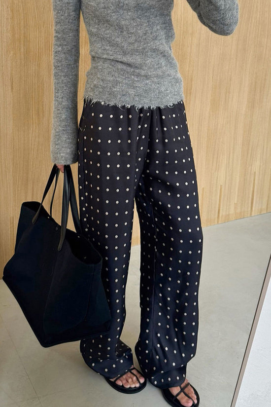 Polka Dot Casual Pants for Everyday Comfort