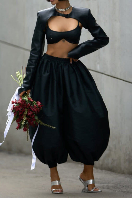 Elegant Oversized Casual Pants