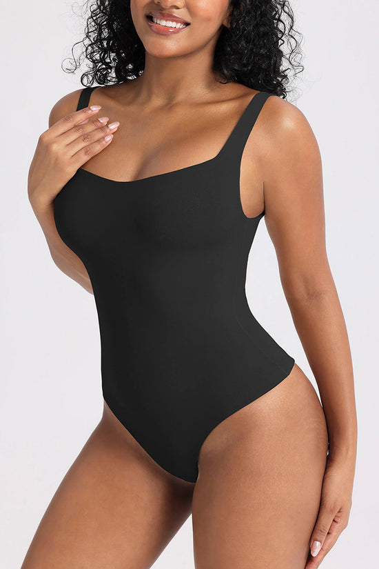 Square Neck Sleeveless Bodysuit