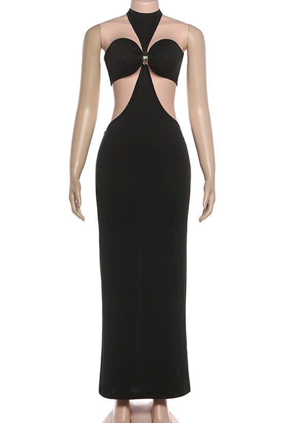 Elegant Cutout Skirt Set