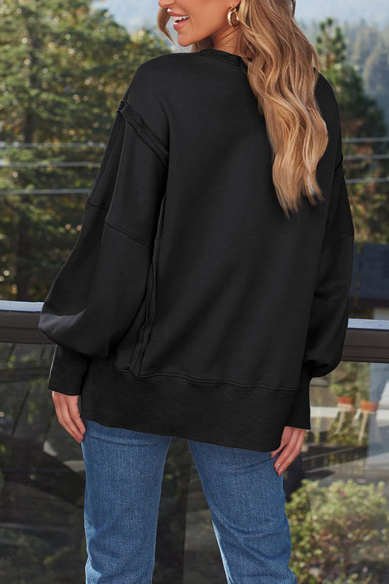 Oversized Dropped Shoulder Sweatshirt