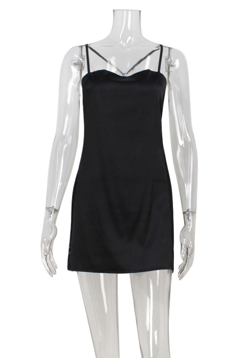 Strappy Sleeveless Bodycon Mini Dress