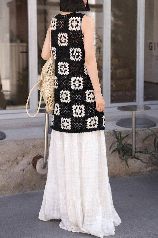 Crochet Pattern Sleeveless Dress