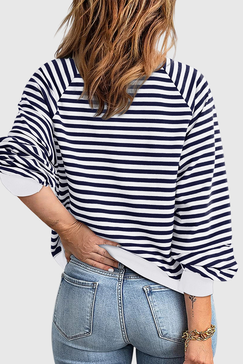 Striped Zip-Up Jacket