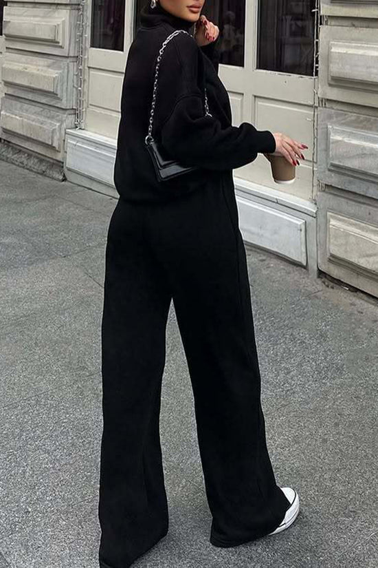 Zipper Hoodie Activewear Set