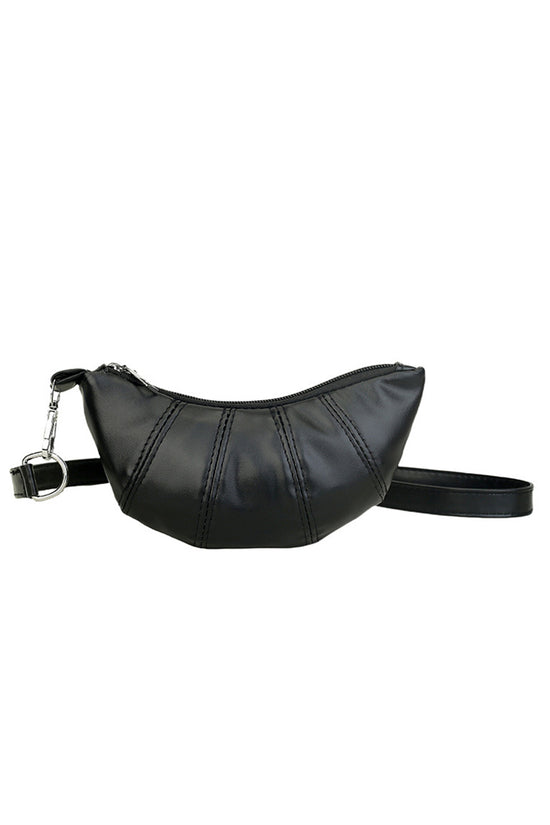 Sleek Curved Mini Belt Bag