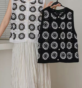 Stylish Crochet Pattern Sweater Vest