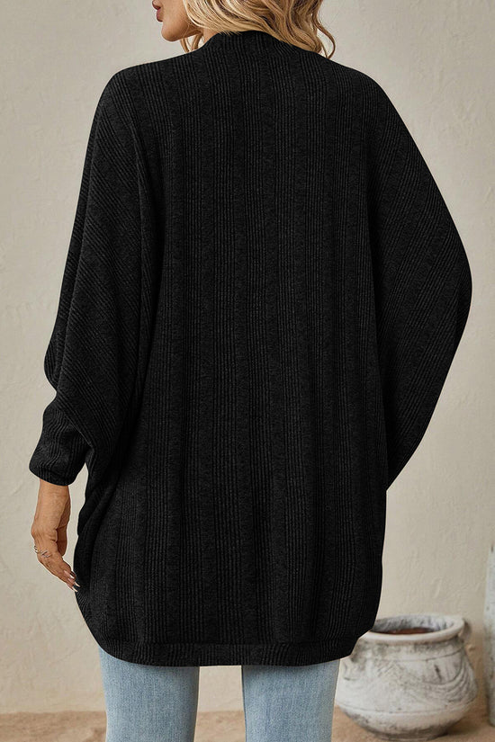Cozy Open-Front Cardigan