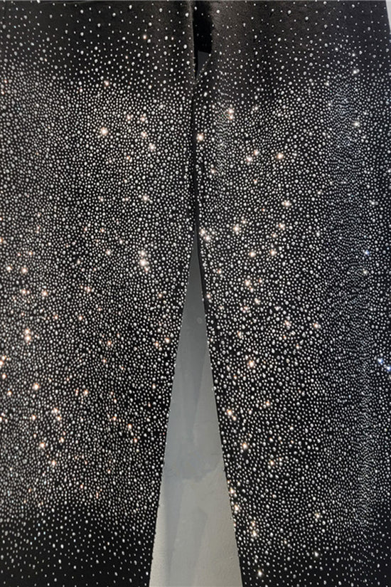Sparkling Straight-Leg Jeans