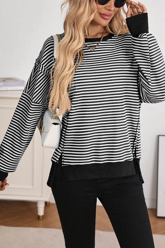 Cozy Oversized Textured Sweatshirt
