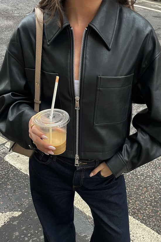 Chic Modern Zip-Up Jacket