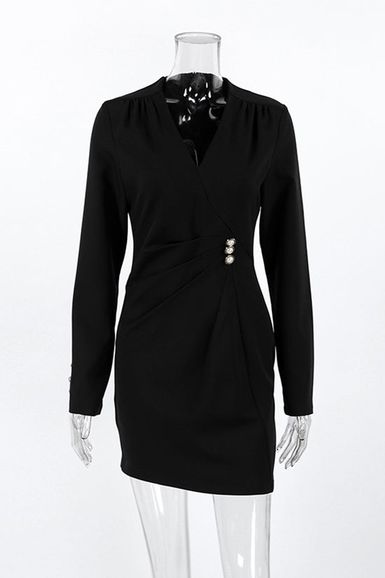 Elegant Long Sleeve Bodycon Dress