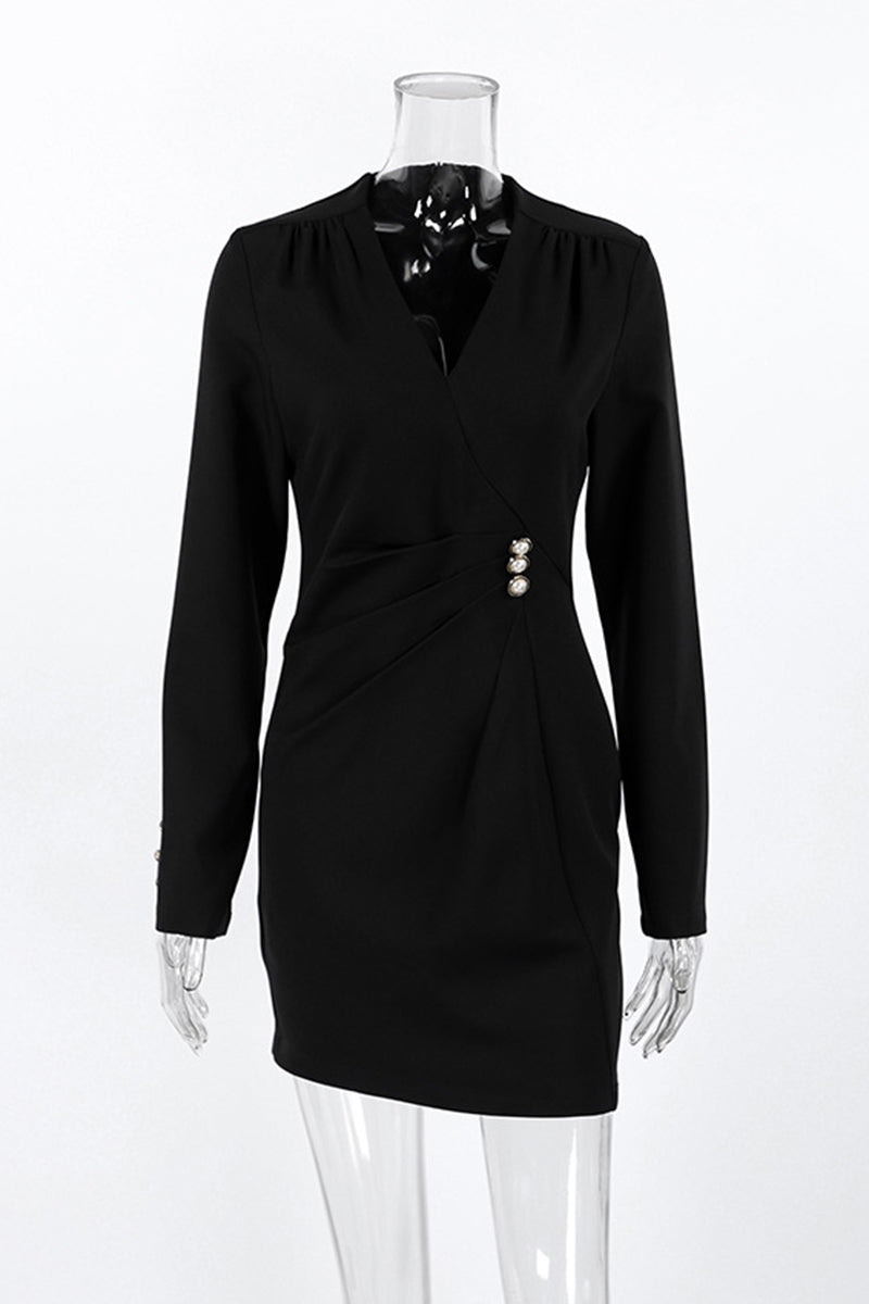 Elegant Long Sleeve Bodycon Dress