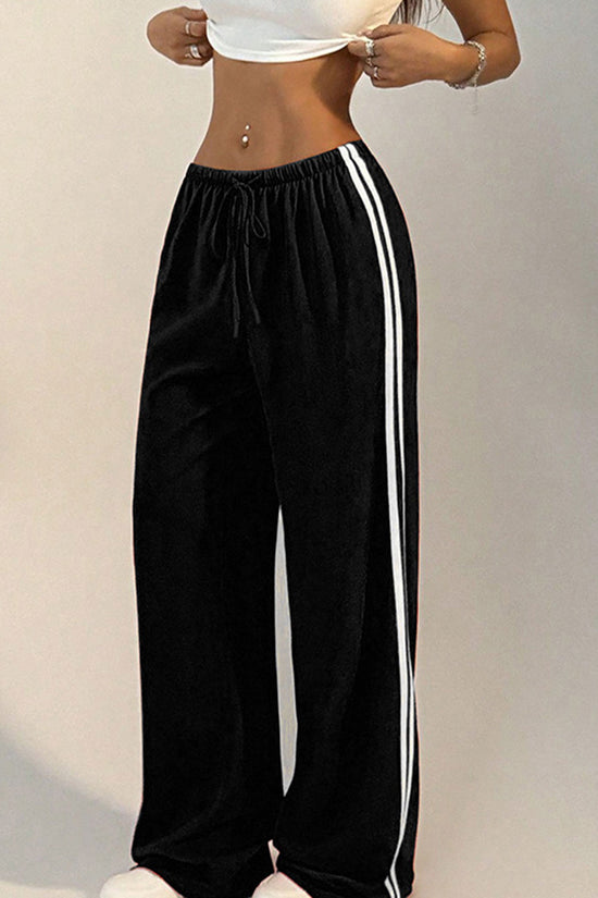 Relaxed Fit Wide Leg Joggers