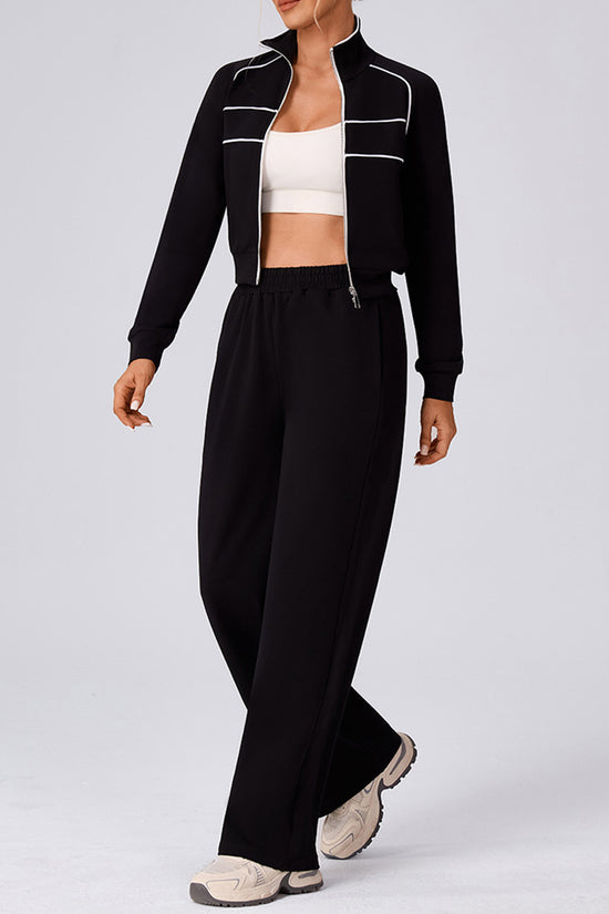 Sleek Performance Zip Jacket
