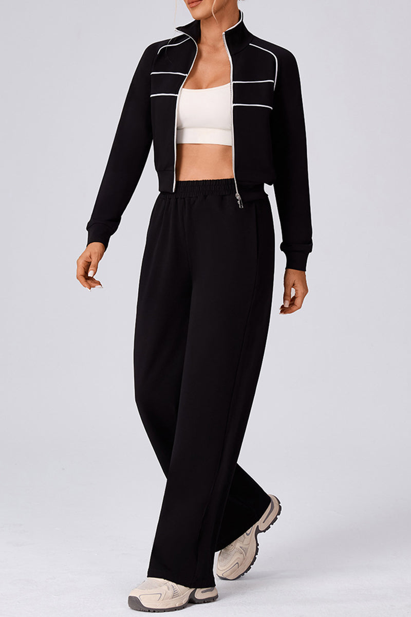 Sleek Performance Zip Jacket