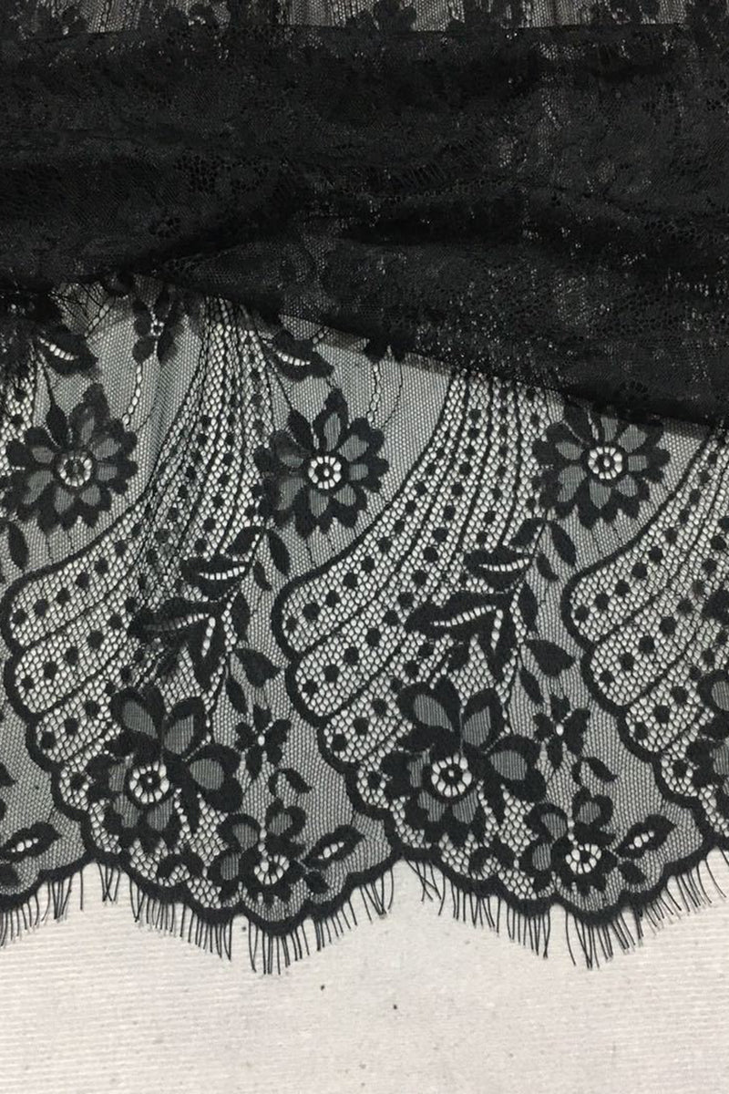 Elegant Lace Sheer Midi Skirt