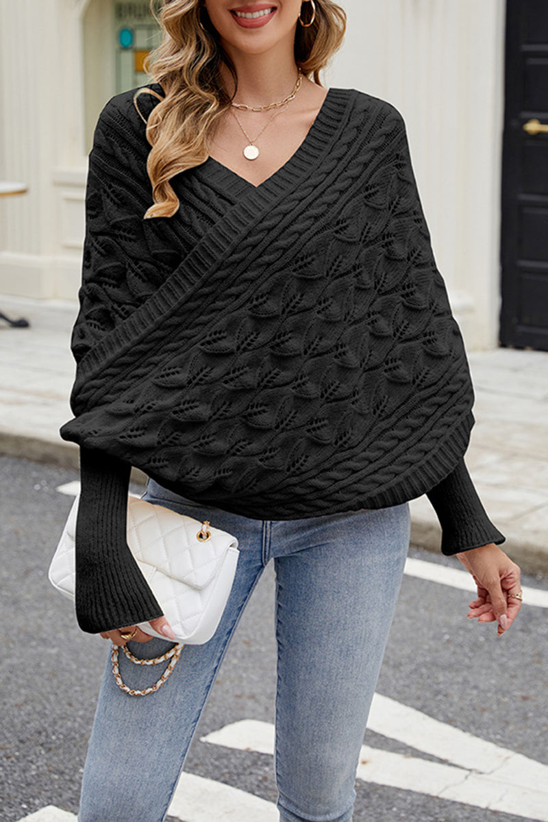 Textured Knit Off-Shoulder Shrug