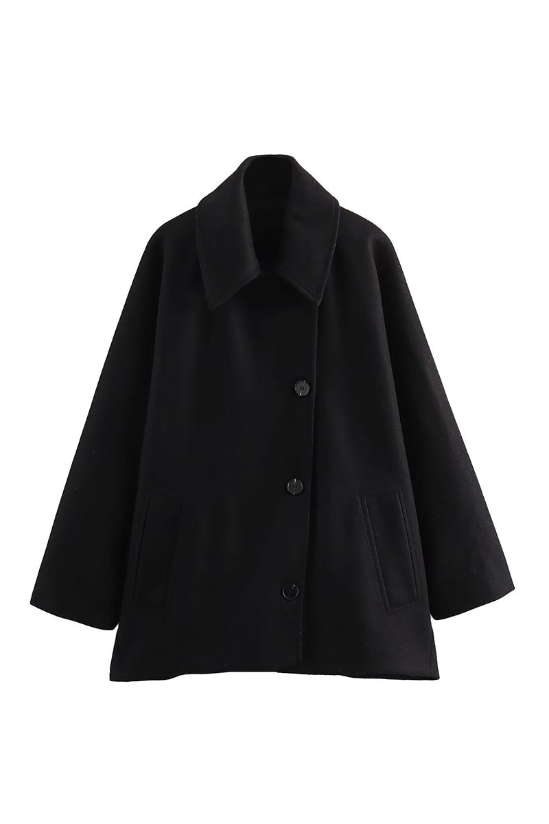 Classic Button-Up Blazer Jacket