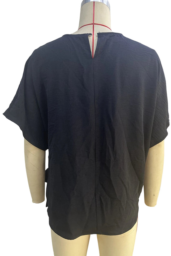 Casual Tie-Front T-Shirt