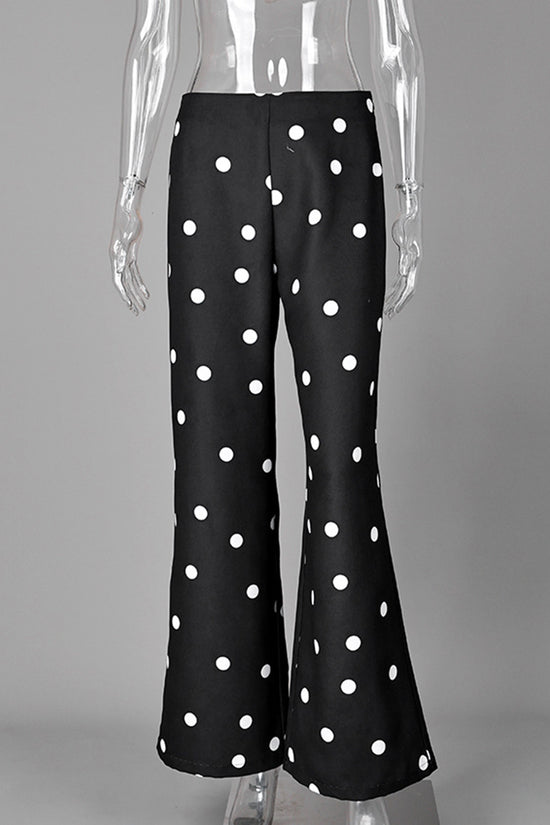 Polka Dot Casual Pants