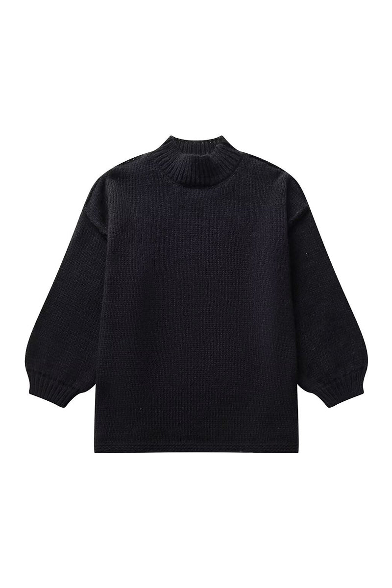 Cozy Turtleneck Knit Sweater