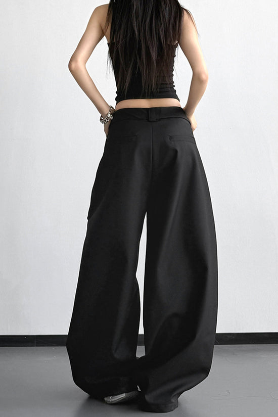 Wide-Leg Casual Pants