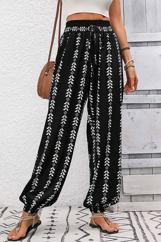 Bohemian Patterned Casual Pants