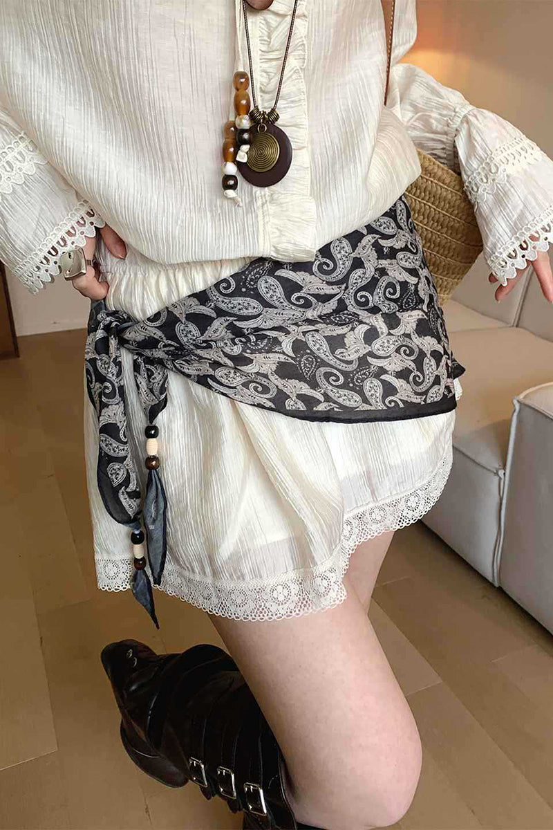 Paisley Wrap Belt