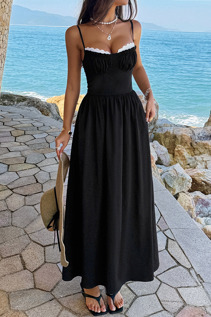 Elegant Spaghetti Strap Bodycon Dress