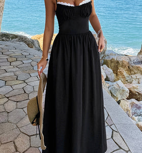 Elegant Spaghetti Strap Bodycon Dress