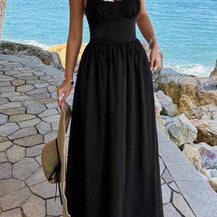 Elegant Spaghetti Strap Bodycon Dress