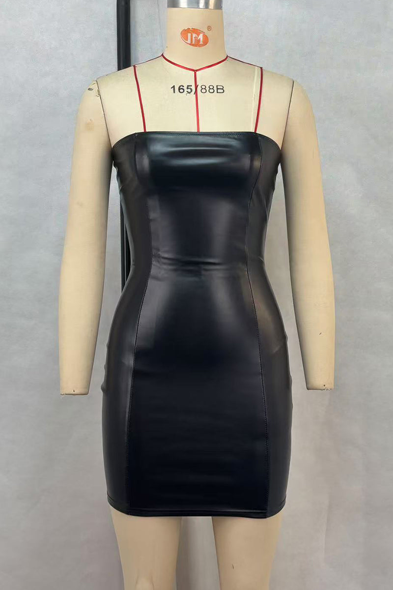 Strapless Bodycon Casual Dress