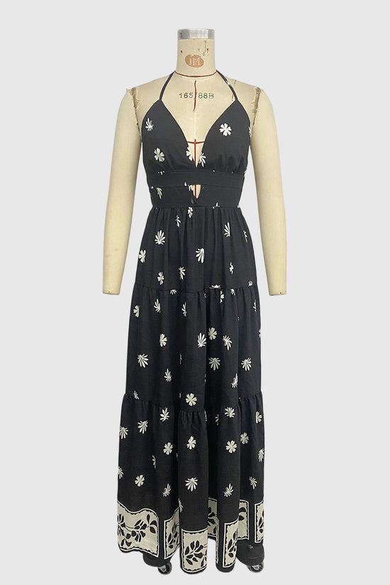Floral Print Maxi Dress